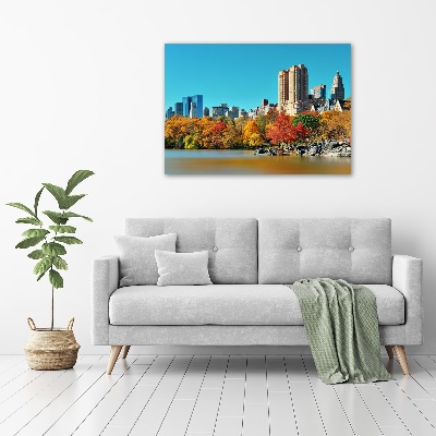 Bild auf Acrylglas New York im Herbst