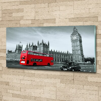 Foto auf Acryl Londoner Bus