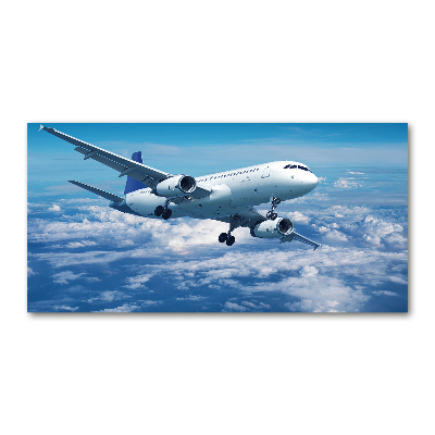 Acrylglas-Druck Ein Flugzeug in den Wolken