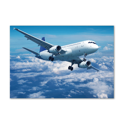 Acrylglas-Druck Ein Flugzeug in den Wolken