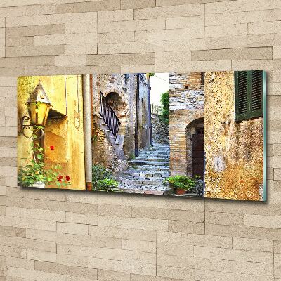 Acrylbild Fotodruck Eine charmante Straße