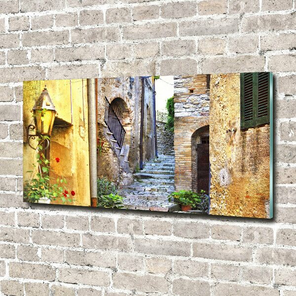 Acrylbild Fotodruck Eine charmante Straße