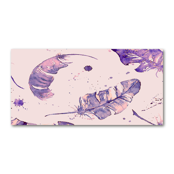 Foto auf Acryl Federn