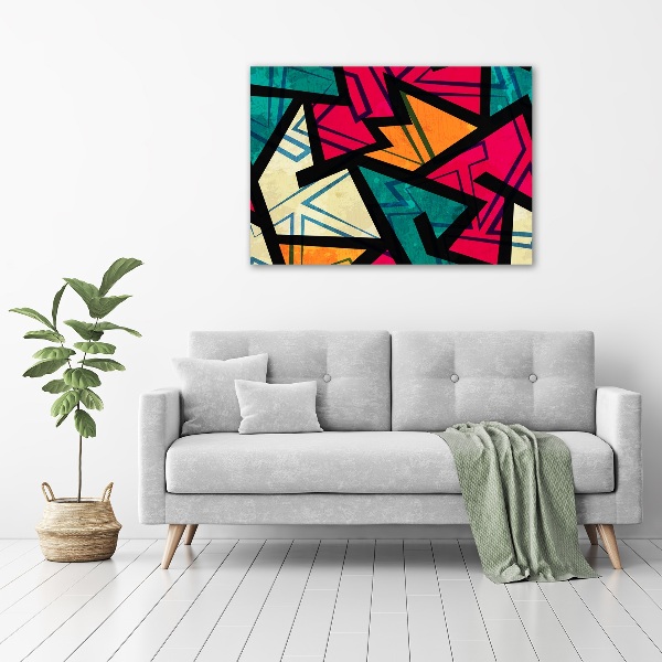 Bild auf Acrylglas Geometrischer Hintergrund