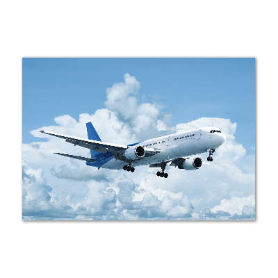 Acrylglas-Druck Ein Flugzeug am Himmel