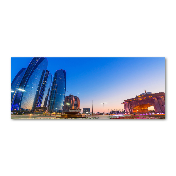 Bild auf Acrylglas Straßen von Abu Dhabi