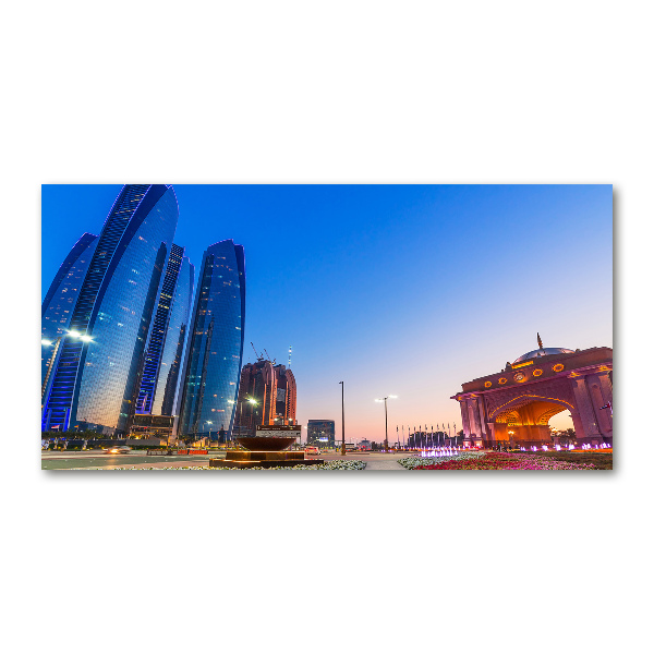Bild auf Acrylglas Straßen von Abu Dhabi