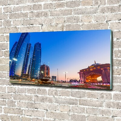 Bild auf Acrylglas Straßen von Abu Dhabi