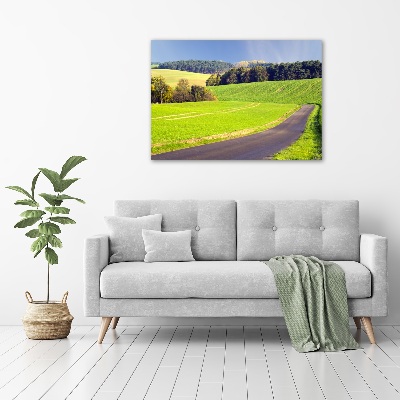 Foto auf Acryl Feldweg