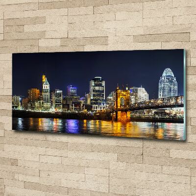 Bild auf Acrylglas Ohio River bei Nacht