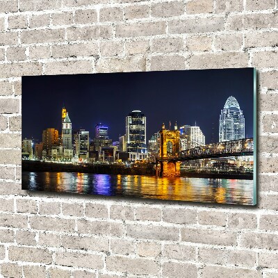 Bild auf Acrylglas Ohio River bei Nacht