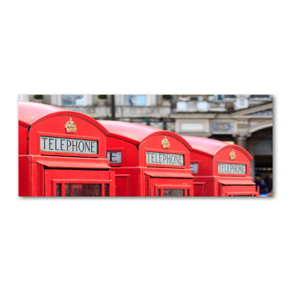 Acrylbild Fotodruck Öffentliche Telefonzelle