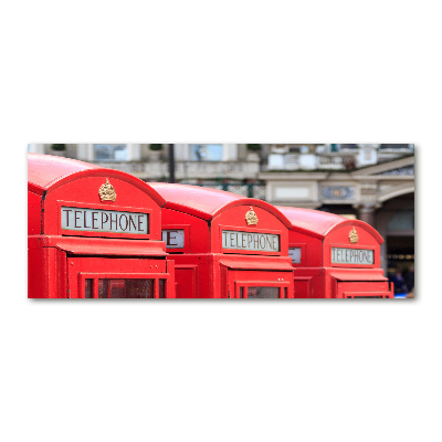 Acrylbild Fotodruck Öffentliche Telefonzelle