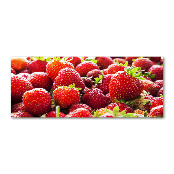 Acrylglas-Druck Erdbeeren
