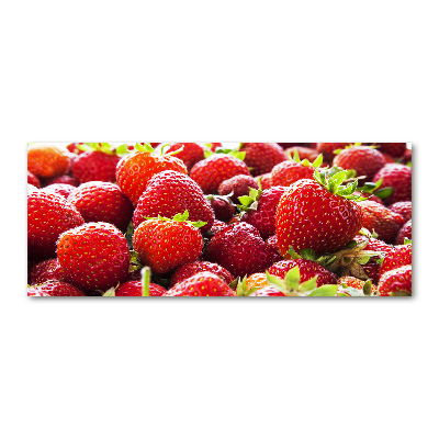 Acrylglas-Druck Erdbeeren