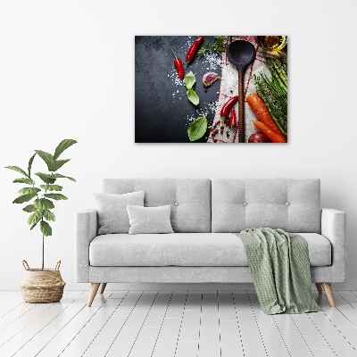 Foto auf Acryl Zutaten