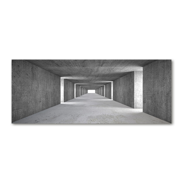 Foto auf Acryl Betontunnel
