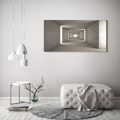 Acrylbild Fotodruck Betontunnel