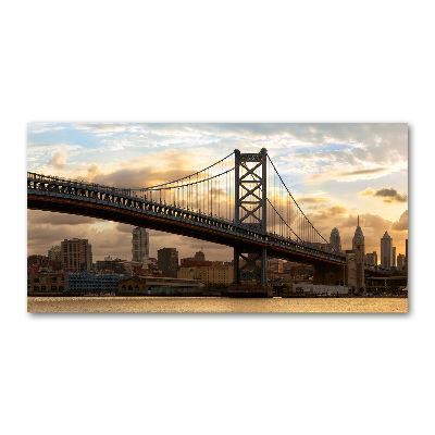 Acrylglas-Druck Philadelphia-Brücke