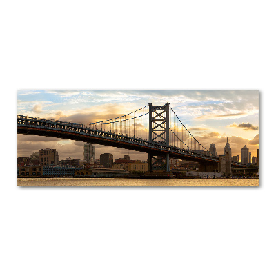 Acrylglas-Druck Philadelphia-Brücke