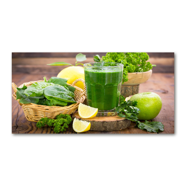 Foto auf Acryl Grüner Cocktail