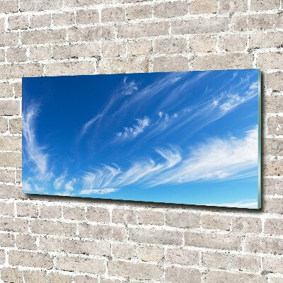 Acrylbild Fotodruck Blauer Himmel