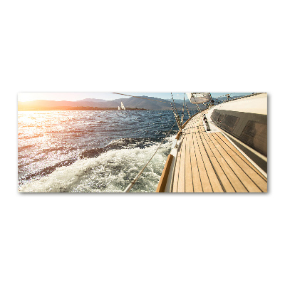 Acrylbild Fotodruck Ein Segelboot auf See