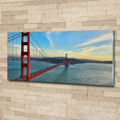 Foto auf Acryl San Francisco Brücke