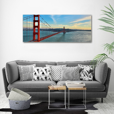Foto auf Acryl San Francisco Brücke