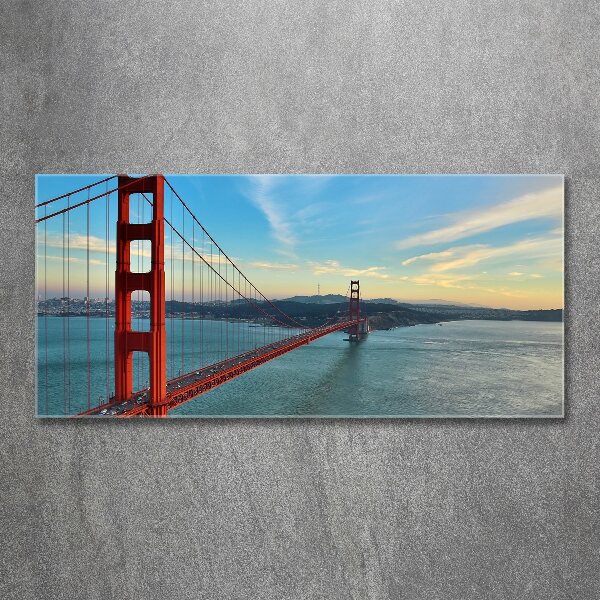 Foto auf Acryl San Francisco Brücke