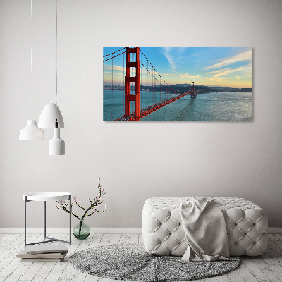 Foto auf Acryl San Francisco Brücke