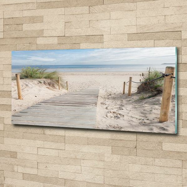 Acrylbild Fotodruck Strand
