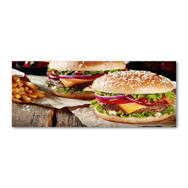 Acrylglas-Druck Hamburger