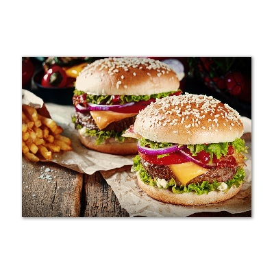 Acrylglas-Druck Hamburger