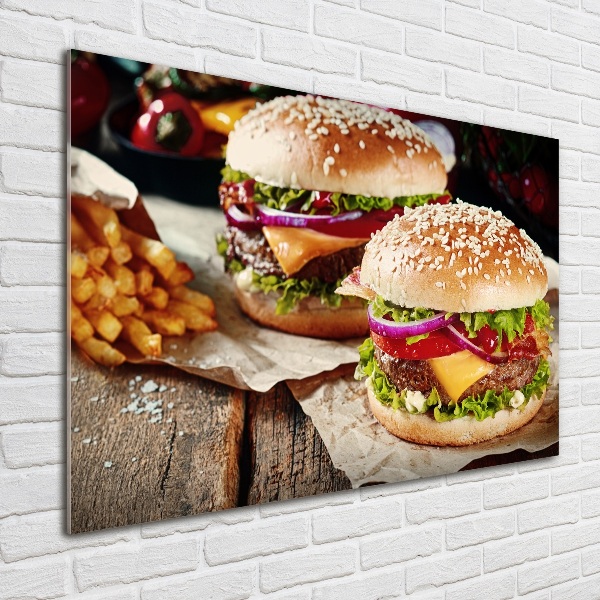 Acrylglas-Druck Hamburger