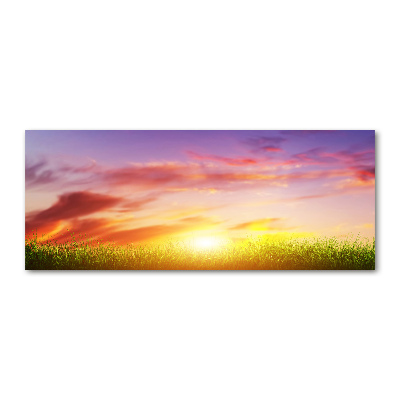 Acrylglas-Druck Sonnenuntergang