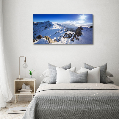 Acrylbild Fotodruck Tatra-Gipfel