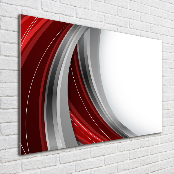 Acrylglas-Druck Wellen im Hintergrund