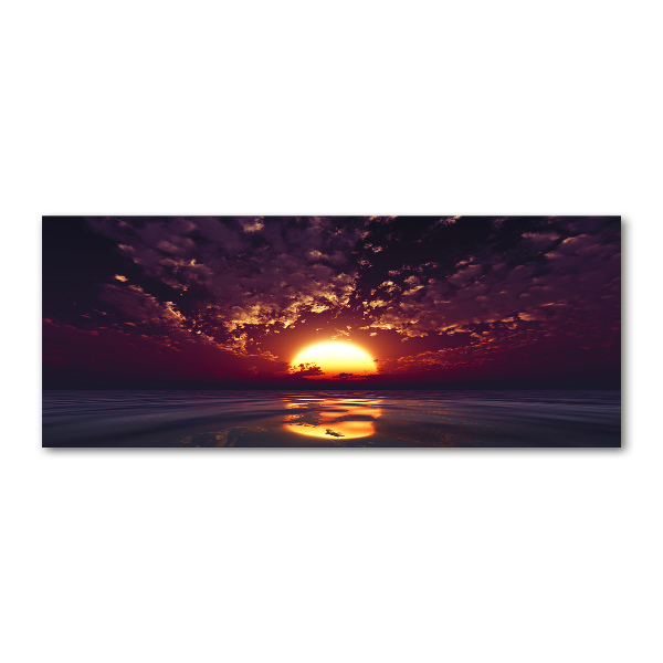 Acrylglas-Druck Sonnenuntergang