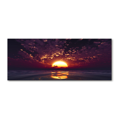 Acrylglas-Druck Sonnenuntergang