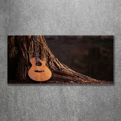 Foto auf Acryl Akustikgitarre