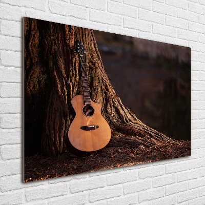 Foto auf Acryl Akustikgitarre