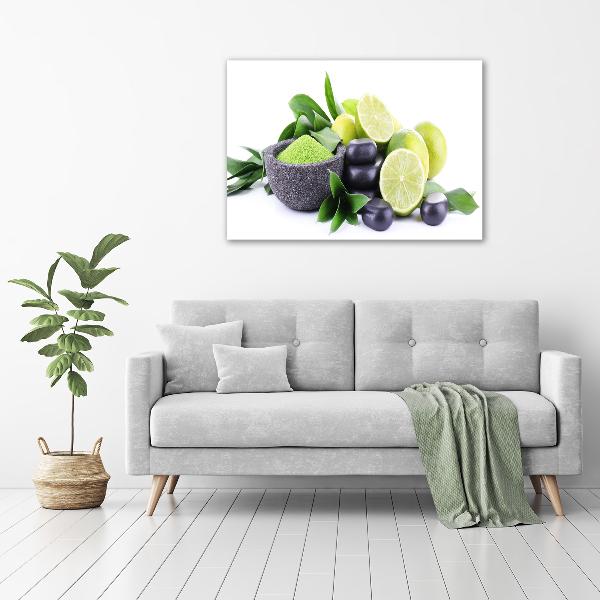 Acrylbild Fotodruck Kalke und Steine