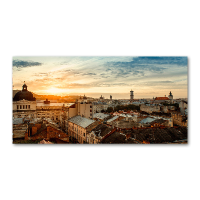 Acrylbild Fotodruck Sonnenaufgang in Lemberg