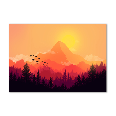 Bild auf Acrylglas Berglandschaft