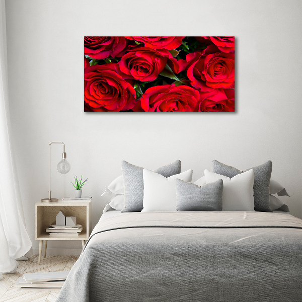 Foto auf Acryl Rote Rosen