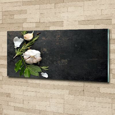 Acrylbild Fotodruck Knoblauch