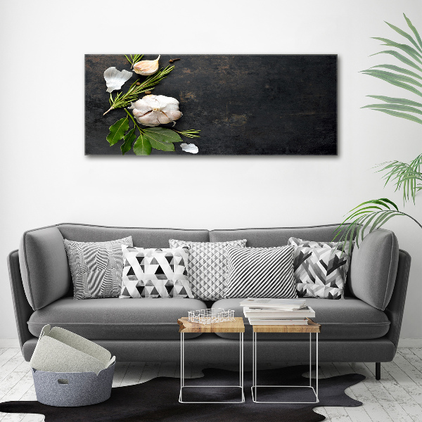 Acrylbild Fotodruck Knoblauch