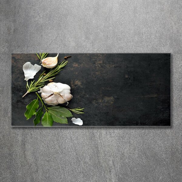 Acrylbild Fotodruck Knoblauch