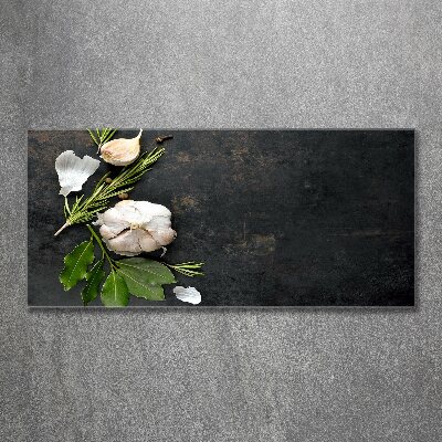 Acrylbild Fotodruck Knoblauch